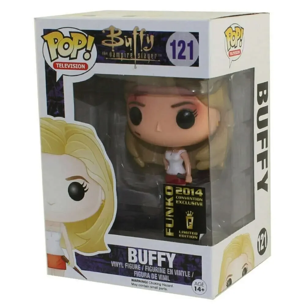 Funko Pop! TV Buffy (Blood) #121 SDCC 2014- Vampire Slayer with Plastic Case - Picture 6 of 6